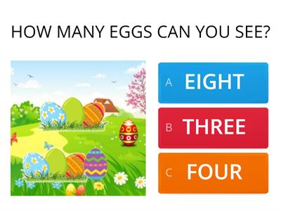 Jolly Phonics. Easter. Eggs counting