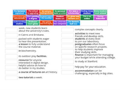 Higher education (Unit 1)