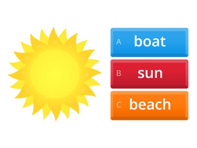 Beach vocabulary trivia