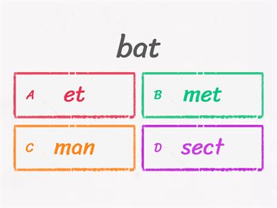  2 Syllable Closed Match