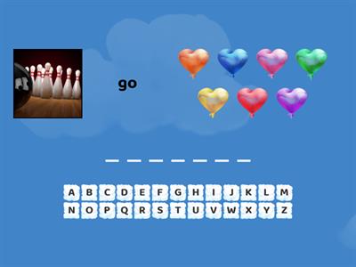 Spelling: go, play, do - Lower intermediate Red A