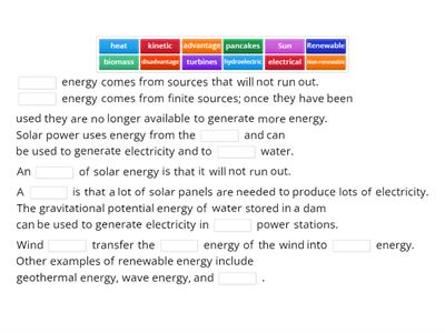 Energy sources paragraph