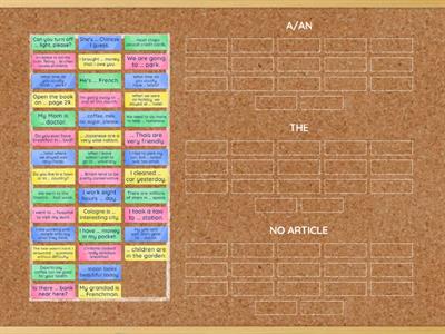 Articles. Group sort