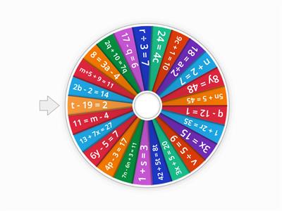 Algebra Bingo! (1 and 2 step equations)