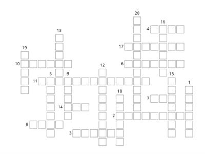 Diary of a Wimpy Kid. Crossword
