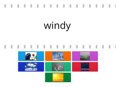 weather words English learners.