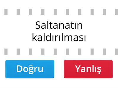 SİYASİ ALANDA YAPILAN İNKILAPLAR