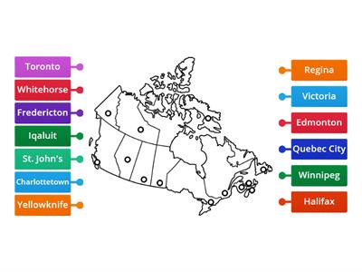 Capitals of the Canadian Provinces