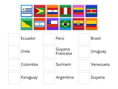 Banderas América del Sur