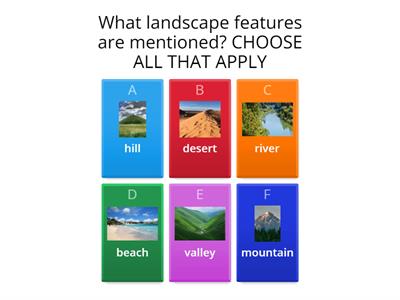 Landscape Features
