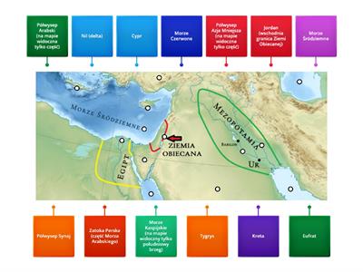 Bliski Wschód (mapa EMZO)