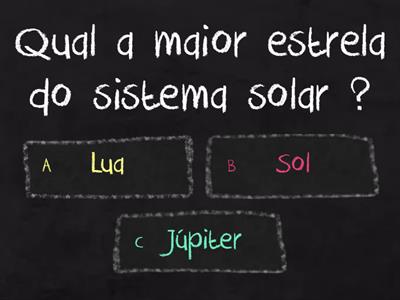 Quiz educativo : hora da astronomia