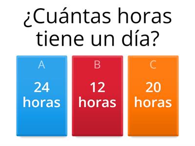 ¿Qué hora es?