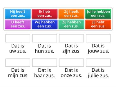 NT2 - Bezittelijke voornaamwoorden - @meestermax