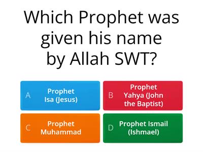 Test your Islamic Knowledge! - Day 9