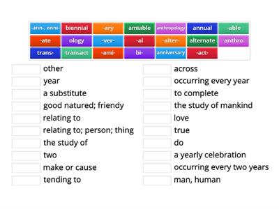 Fusion Vocabulary List 1