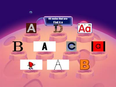 Find letter A a