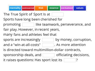 Spirit of Sport