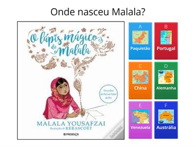 Questionário: O lápis mágico de Malala