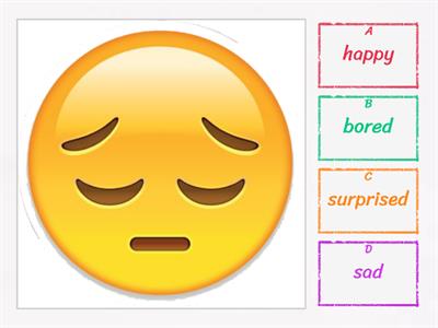 Emotions & feelings (kids, A1) Quiz