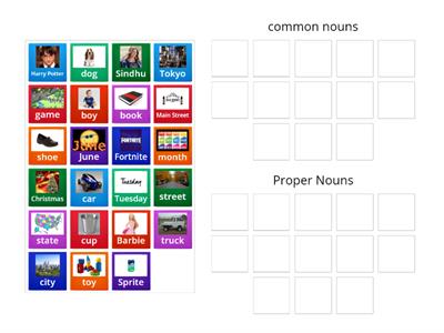  Common and proper nouns