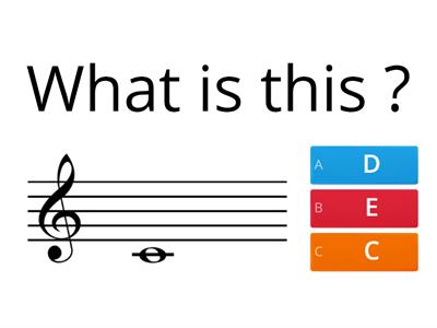 music notation Grade 1 (notation 1)