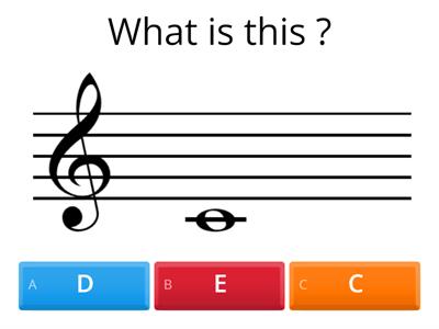 music notation Grade 1 (notation 1)