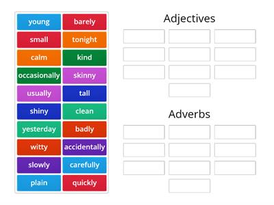 Adjectives vs. Adverbs