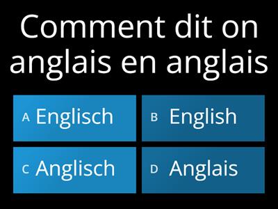 anglais