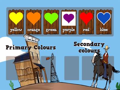 primary and secondary colours