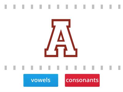 True or False Vowels Consonants