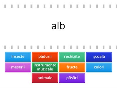 Câmpul lexical al...