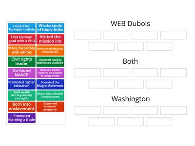 Dubois vs Washington