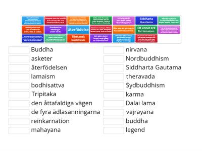 Viktiga begrepp buddhismen