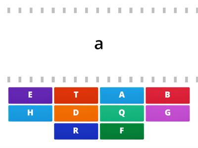 Alphabets-Matching