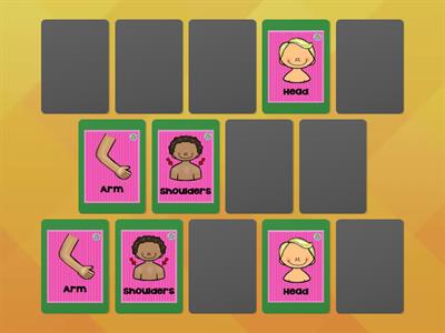 Memory Game: Body Parts