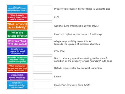 Match Up - Searches & Pre-Contract Enquires (Part 2)