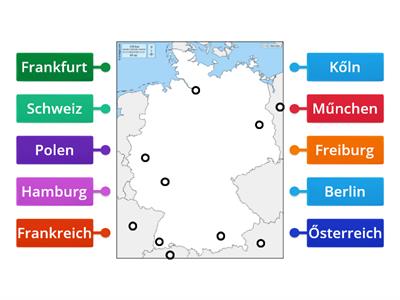 Deutschland map labelling