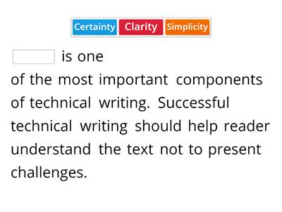 Five Components of Technical Writing