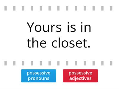 possessives