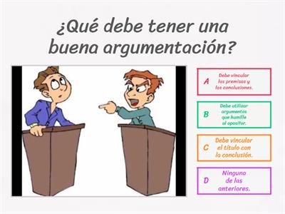 La argumentación y el ensayo.