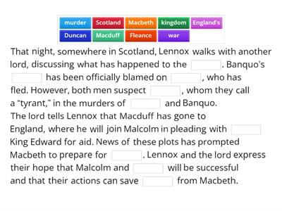 Macbeth Act 3 Scene 6