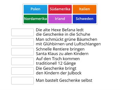 Weihnachten in anderen Ländern