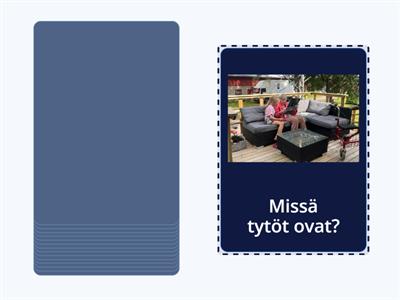 Missä? -ssa/lla