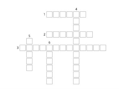 Photosynthesis Grade 6 Crossword