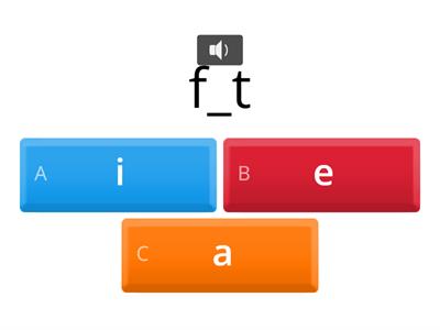 Revision short a,e