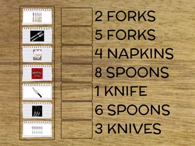 COUNTING CUTLERY - SAT