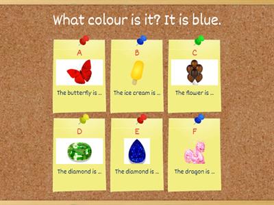Colours - sentences