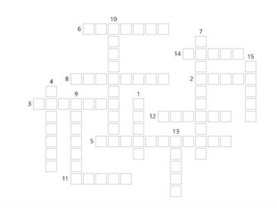Articulation Crossword puzzle