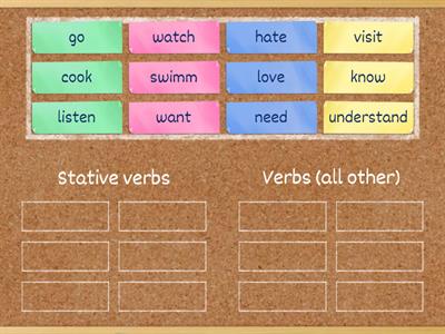 Stative verbs